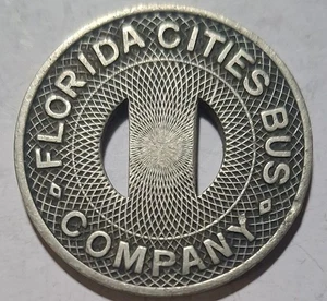 West Palm Beach, Florida - Florida Cities Bus Company Bus Fare 1942 FL 960 B - Bild 1 von 2