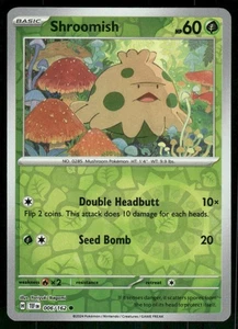Shroomish 006/162 Common Reverse Holo NM Pokemon SV05: Temporal Forces - Picture 1 of 2