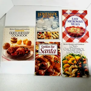 Lot Of 5 Better Homes and Gardens Cookbooks Quick and Easy, Cookies, Homemade - Imagen 1 de 7