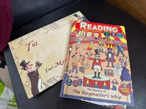 Reading Mystery Adventure Walking Tour Guide Themed The Ringmasters Whip - Picture 1 of 1
