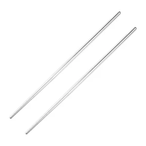 2 Count Titanium Chopsticks Camping Utensils Child Stainless Steel - Picture 1 of 12