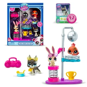 Littlest Pet Shop - Disco Nights Play Pack, Gen 7 Auténtico LPS Bobble Head T... - Imagen 1 de 9