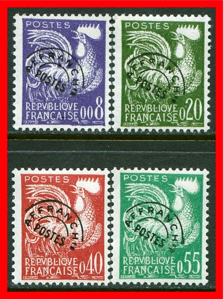 France Postage Stamps Scott 952-955, Mint Complete Set!! F876c - Image 1 of 1