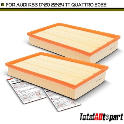 Par de filtros de aire de motor para Audi RS3 2017-2020 22-24 TT Quattro 2022 TT Quattro Foto 1 de 4