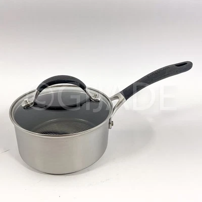 Гибридная кастрюля Circulon Steel 1,5 кварты серии SE с антипригарным покрытием из нержавеющей стали - Изображение 1 из 4