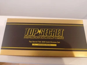 geöffneter Mini GT Top Secret Tokyo Auto Salon 2025 Limited Edition Minicar 3er Set - Bild 1 von 2