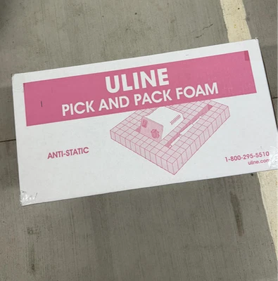 ULINE ANTIESTÁTICO Pick & Pack Espuma 24 x 24 x 2" (6 piezas) 1/2" Perforada S-15324 Foto 1 de 4
