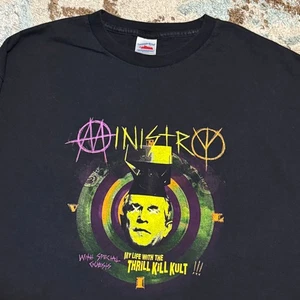 Camisa Ministry Evil Doer Tour 2004 con Thrill Kill Kult talla XL George Bush - Imagen 1 de 9