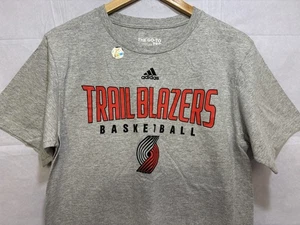 Portland Trailblazers Shirt Adidas Climalite Men’s Medium Go To Tee Short Sleeve - Picture 1 of 7
