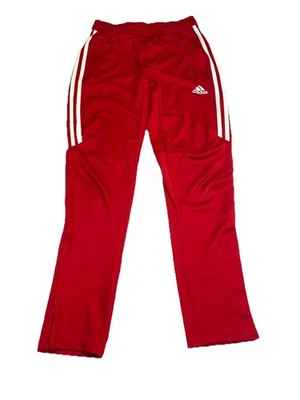 Adidas Youth Red 3-Stripes Track Pants Size Medium (11–12Y) - Image 1 of 4