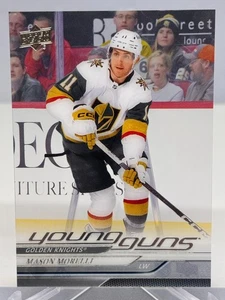24-25 Mason Morelli Young Guns Clear Cut #205 Vegas Golden Knights Rookie - Bild 1 von 2
