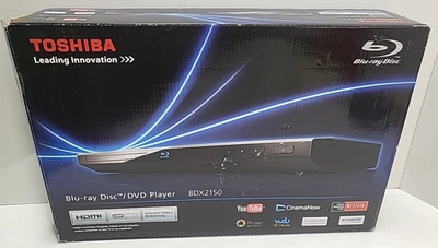 Toshiba Blu Ray Disc Reproductor de DVD BDX2150KU Control Remoto HDMI 1080p WiFi Aplicaciones de Transmisión Foto 1 de 4