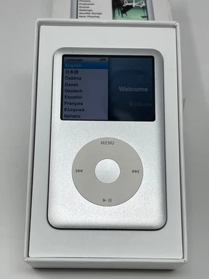 Apple iPod Classic 6th 7th Gen 120 GB MP3 Media Player MB562ZI/A Very Good Silve - Image 1 of 4