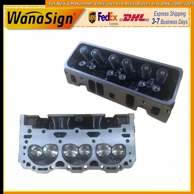Cylinder Head For New GM Hummer Chevy S10 Astro Blazer Savana 4.3L OHV 2000-2005 - Image 1 of 4