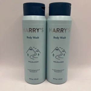 2 x Harry's Body Wash Wildlands Scent 16 fl oz 473 ml NEW - Picture 1 of 2