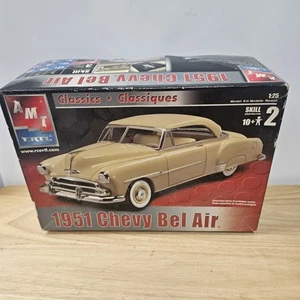 AMT/ERTL Classics 1951 Chevy Bel Air 1:25 31923 Open Box Sealed Parts Complete - Picture 1 of 10
