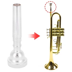 Trumpet Mouthpiece 3C Musical Instruments For Bach Conn King(Silver ) ABE - Bild 1 von 10