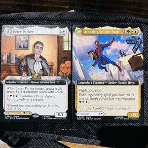 1 IN-HAND Peter Parker Amazing Spiderman MTG Exclusive Disney Event Promo Magic - Picture 1 of 1