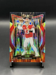 2024 Select Brock Purdy #37 Prisma d'urto rosso - Foto 1 di 2