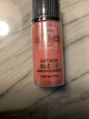 Luminess Airbrush Makeup SOFT ROSE Blush .25oz-SEALED - Image 1 of 3