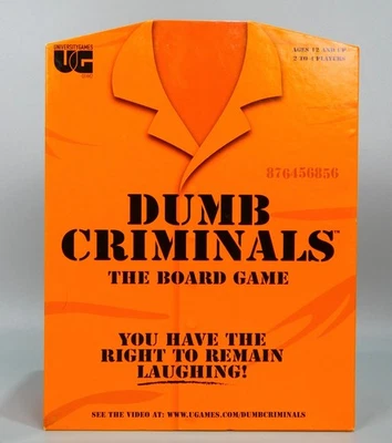 Dumb Criminals Board Game by University Games (12+) - Complete  - Image 1 of 4