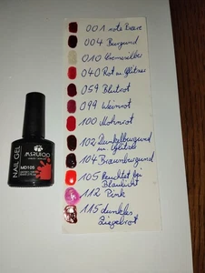 Gelnagellack ♥️♥️♥️♥️♥️Farbe Siehe Farbmusterkarte, Teilabverkauf privat - Bild 1 von 1
