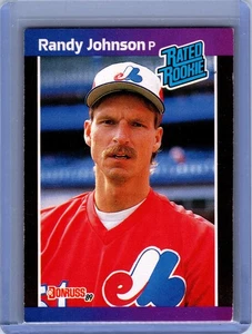 1989 Donruss - Rated Rookie Randy Johnson #42 (RC) EX - Picture 1 of 2
