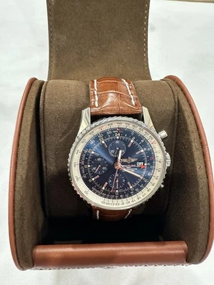 Breitling Navitimer World GMT Chronograph 46 (A2432212) - Image 1 of 4