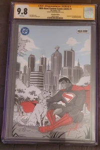 SUPERMAN: A FRIEND UNLEASHED 1 CGC 9.8 SS MERCER SIGNED MILK BONE SDCC 2025 - Bild 1 von 2
