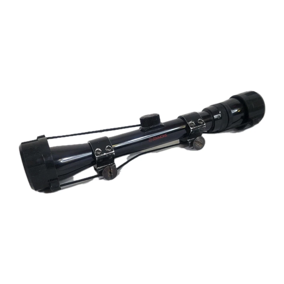 Simmons Deerfield 3-9x32 Rifle Scope Mount Rings Caps 21010 Black Crosshair S2 - Image 1 of 4