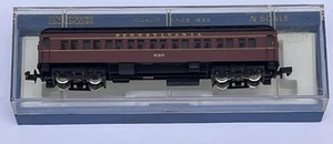 BACHMANN 5611 N SCALE PENNSYLVANIA ‘66STANDARD COACH LIGHTED PASSENGER CAR #4311 - Picture 1 of 18