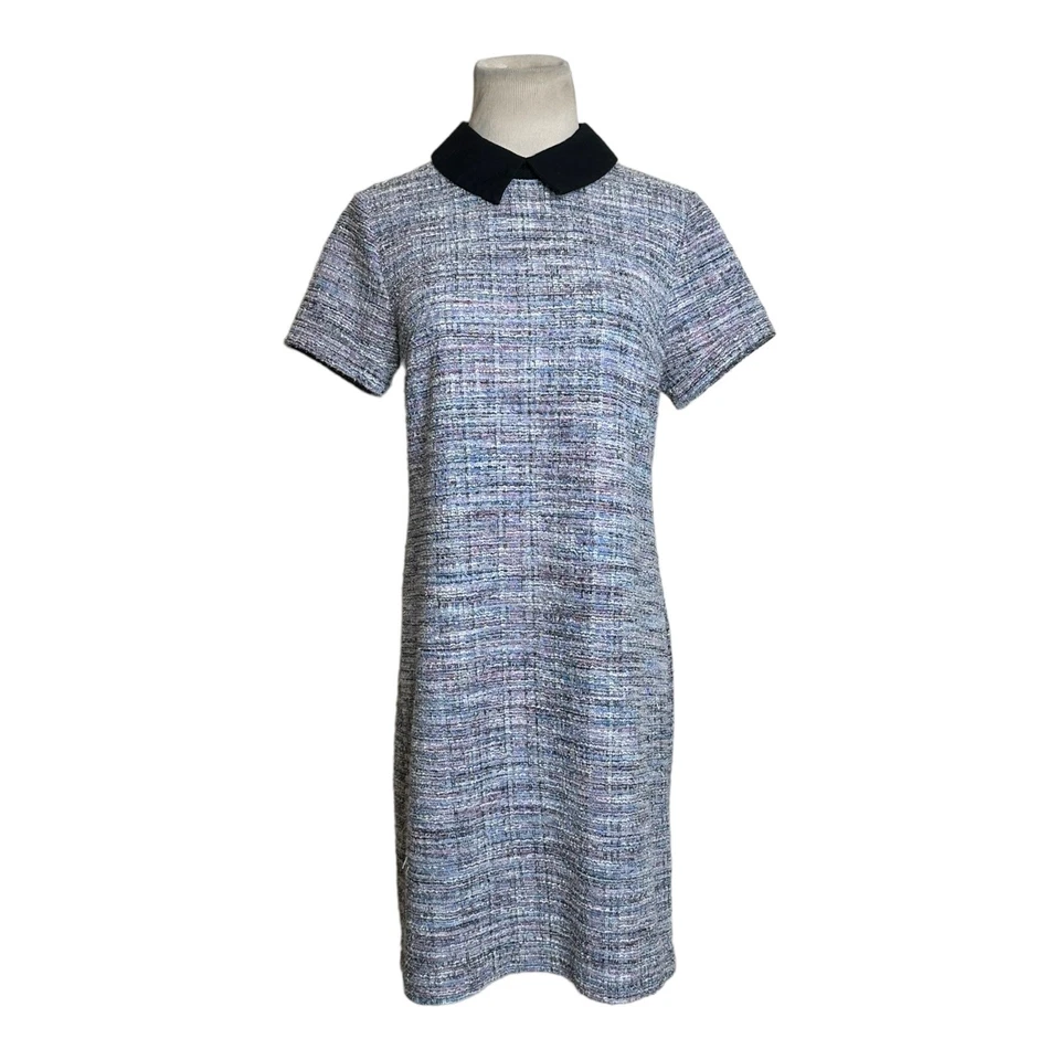 Maison Jules tweed short sleeves sheath mini dress size Small - Image 1 of 4