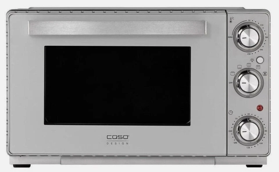 CASO-TO26 Backofen mit Heißluft-Minibackofen/Grill, Silber 220 - 240 V~50/60Hz - Bild 1 von 4