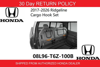 🔥 正品 原始设备制造商 2017-2026 本田 Ridgeline 货物钩套装 08L96-T6Z-100B 🔥 — 第 1/2 张图片