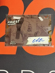 2025 WWE Topps Finest Elton Prince Finest Moments Auto - Picture 1 of 2
