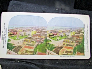 Vintage Quazker Oats  Stereoview Card - San Jaun, Porto Rico            (J - Picture 1 of 5