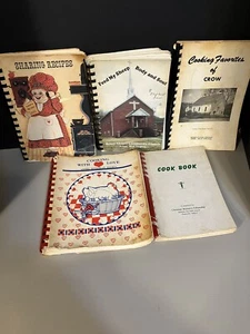 Lot of 5 - Vintage Church Cookbook Recipe Collections - Bild 1 von 14