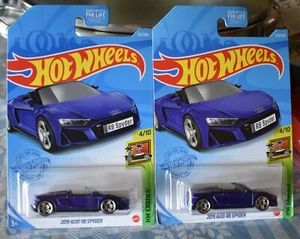 Hot Wheels 2019 AUDI R8 SPYDER HW EXOTICS SERIES 4/10 NEW  - Picture 1 of 8