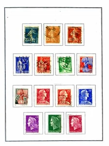lotto collezione serie stamps timbres Francobolli Europa Francia - Picture 1 of 1