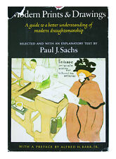 Modern Prints & Drawings (Hardcover 1954) by Paul J. Sachs 