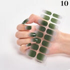 16 Small Gel Nail Wraps Polish Strips Semi Cured Gel Nail Stickers Tool Nail  Rd