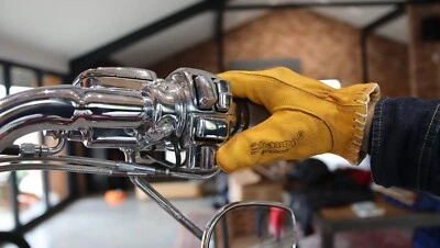 Svarog Moto Biker Caña Guantes Harley, Chopper, Bobber Ciclistas - Imagen 1 de 4