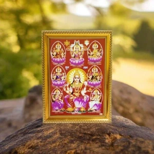 Goddess Ashtalakshmi Photo Frame For Wall and Table Frame Size 8x12 inches - Picture 1 of 3