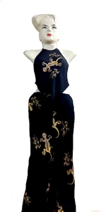 Deal 2pc Indian Hippie Women Coordinate Dress Beach Casual Top Bottom Wrap dress - Picture 1 of 5