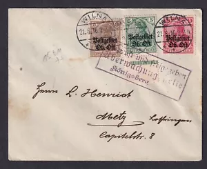 Germany 1916 WW1 Eastern Front issue Wilna postmark used on cover - Picture 1 of 1