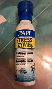 API Stress Zyme 4oz Aquarium Water Cleaner and Active Bio Filter Supporter - Picture 1 of 2