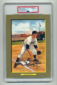 GEORGE KELL GEM MINT 10 PSA/DNA SIGNED PEREZ STEELE GREAT MOMENTS CARD - Picture 1 of 1