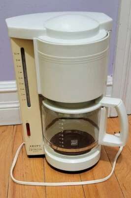 Cafetera vintage Krups Gevalia Kaffe blanca 10 tazas tipo 396 DS 12 850 WSO Foto 1 de 2