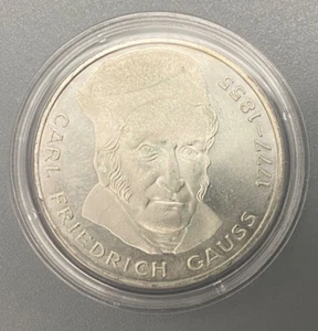 5 Mark Gedenkmünze 1977 - Carl Friedrich Gauss - Bild 1 von 2