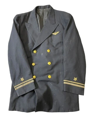 WWII US Navy Aviator Pilot NAMED Lieutenant J.G. Uniform Jacket Bullion Wings - Image 1 of 4